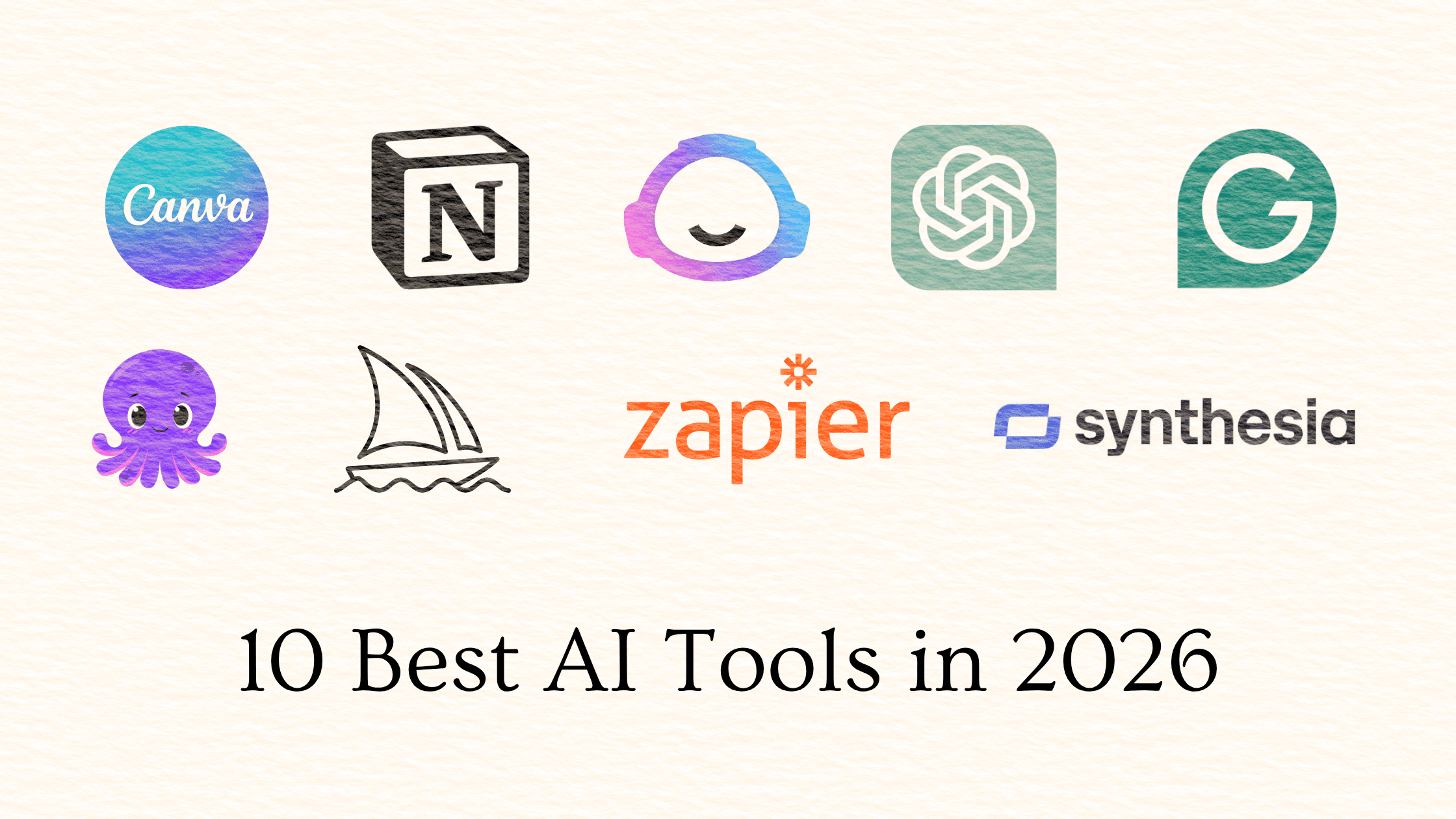 Read more about the article 10 Best AI Tools in 2026 (That Actually Save Time & Make Money)